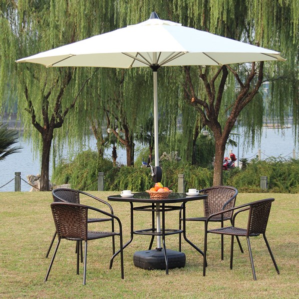 mesas y sillas exterior