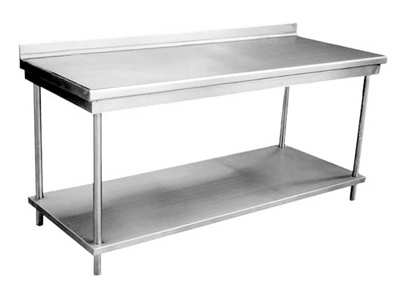 mesa de trabajo en stainless steel