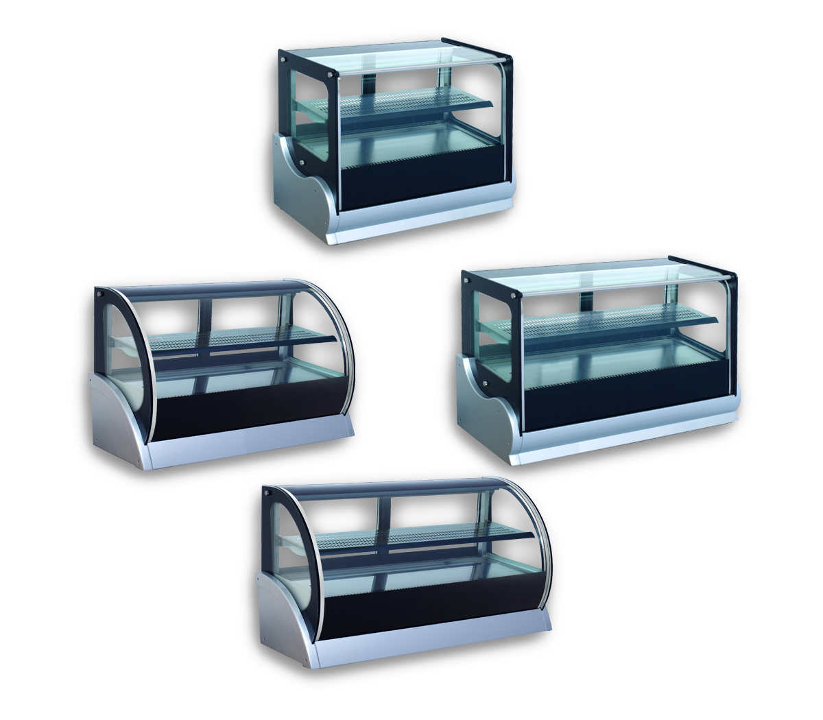 vitrinas refrigeradas no refrigeradas