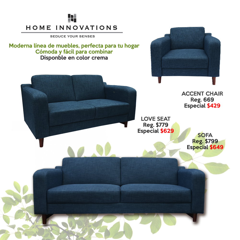 Love seat, chair, sofa